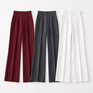 Pantalon large et long 100 % coton écologique en gros – Designs personnalisés disponibles pour femmes – Fournisseur direct fabricant OEM - Product Image 5
