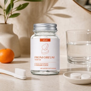 [DE OREUM] Colección de Regalos Corporativos para el Cuidado Diario, Pasta de Dientes Sólida con Sabor a Mandarina de Jeju - Product Image 3