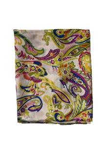 Kurti Corto de Poliéster con Estampado de Mármol, Cuello Mandarín, Pliegues Pintuck, Manga Tres Cuartos, con Dupatta con Estampado Floral, Ropa para Mujer - Product Image 4