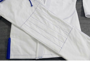 Kimono de Jiu-Jitsu lourd en coton tissé perlé pour entraînement et compétition de BJJ et arts martiaux brésiliens - Product Image 5