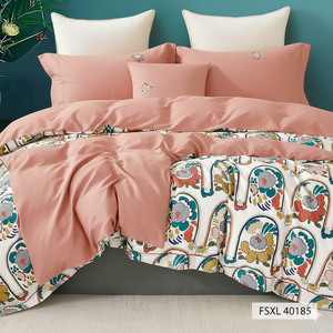 Ensemble de literie en polyester 100% uni, taille Queen, luxe, doux, respirant, 400TC, non toxique, vente en gros - Product Image 4