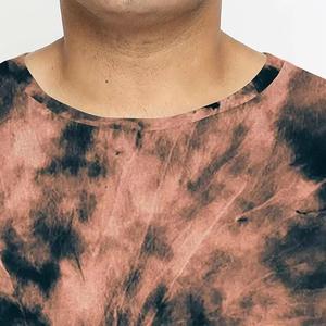 Camiseta Tie-Dye de Manga Corta Personalizada al por Mayor, Diseño Moderno, Unisex, para Verano, Tallas para Hombre - Product Image 3