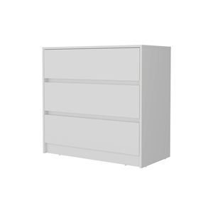Avra comò a 3 cassetti con piano in legno fabbricato e cassettiera elegante frontale - Product Image 6