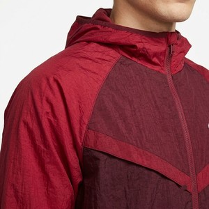 Meyba Sport Men's Hooded Windbreaker <b>Jacket</b> Color Blocking Zipper Front Lightweight Spring Outdoor Wear - Product Image 4