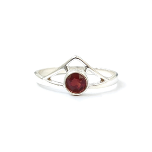 <b>Garnet</b> Fashion <b>Ring</b> (1.4 Grams) - Product Image 2
