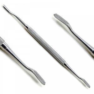 Lima dental de doble punta para hueso, raspador de implantes ortopédicos, no magnético, acero inoxidable 304, 6 mm, manual, certificado CE, agarre ergonómico - Product Image 5