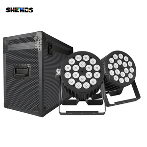 ไฟพาร์ LED อลูมิเนียมหล่อขึ้นรูปแบบเงียบ 18x18W 6in1 ผสมสี สำหรับงานแสดงระดับมืออาชีพ 10/6CH DMX Wash Lighting สำหรับงานอีเว้นท์และงานแต่งงาน - Product Image 6