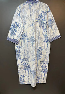 Bata Kimono con Estampado de Dibujos Animados para Mujer, de Algodón Suave, Camisón de Verano Hecho a Mano, Estilo Kimono ODM, Bata de Estar por Casa con Cintura Elástica Completa - Product Image 5