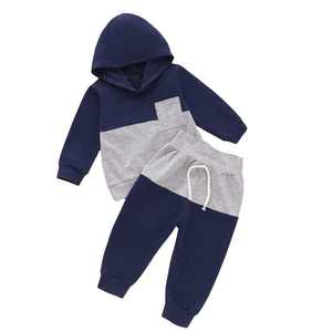 ชุดวอร์มเด็กแบบกำหนดเอง เสื้อฮู้ดและกางเกงขายาว ชุดกีฬาลำลอง - Product Image 4