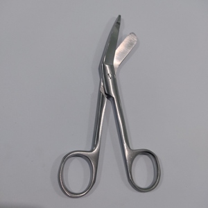 Tijeras quirúrgicas curvas Lister de alta calidad MEDIHEAL SURGICAL CORPORATION, de acero inoxidable alemán, para vendajes y apósitos. - Product Image 6