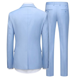 ชุดสูทผู้ชายคุณภาพดีแบบสองชิ้น เสื้อโค้ทและกางเกงขายส่งราคาถูก เหมาะสำหรับงานแต่งงานและงานเลี้ยง - Product Image 2