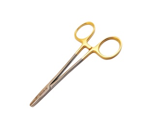 Portaagujas Derf Premium con Punta de Carburo de Tungsteno, Mango Dorado de Grado Profesional, Portaagujas Quirúrgico TC - Product Image 1