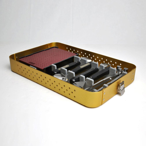 Ensemble d'instruments de chirurgie maxillo-faciale personnalisables et réutilisables en acier inoxydable, manuels, pour usage hospitalier, chirurgie abdominale - Product Image 2