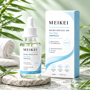 Korean Tea <b>Tree</b> Serum Ampoule Soothing Calming Pore Care Hydrating Acne Prone Skin Skincare OEM ODM Private Label ISO MoCRA 30mL - Product Image 4