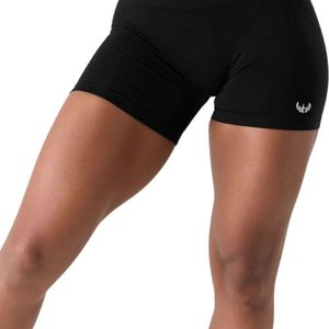 Shorts de Compresión Deportivos Negros para Mujer, Cintura Alta, Elásticos, Sin Costuras, para Gimnasio, Entrenamiento, Fitness, Yoga - Product Image 4