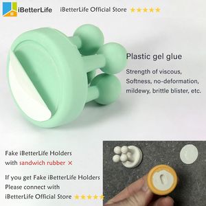IBetterLife Set di 6 Ganci Multifunzione in Silicone per Spazzolini da Denti, Impermeabili, Autoadesivi, Montaggio a Parete - Product Image 6