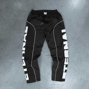 Pantalones Deportivos Personalizados de Nylon con Rayas, Ligeros, Anchos, de Pierna Ancha, con Impresión Serigráfica, de Secado Rápido para Hombre - Product Image 3