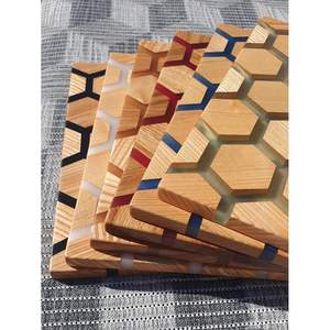 Elegant Designer Resin <b>Wood</b> Coasters <b>Mats</b> & Pads for Stylish <b>Table</b> Settings - Product Image 4