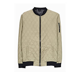 Chaquetas bomber personalizadas de color verde con cremallera para hombre, impresión personalizada, mangas largas, cuello acanalado, transpirables, para unisex. - Product Image 1