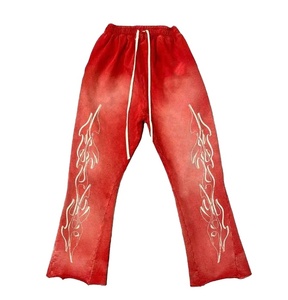Pantalon évasé noir pour homme, coupe ajustée, vente en gros, fournisseur de vêtements sur mesure - Product Image 3