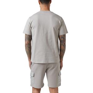 Fournisseur OEM Ensemble short et t-shirt respirant à séchage rapide pour homme, idéal été, décontracté, sport, streetwear, vente en gros, fabricant - Product Image 5