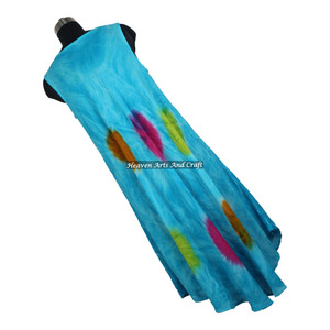 Vestido Maxi Exclusivo Tie Dye de Rayón Estilo Bohemio para Playa, Verano 2026, Sexy con Cuello Redondo, para Fiesta en Club, Estilo Boho Gypsy, Vestido Barato - Product Image 2