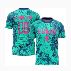 Vêtements de sport légers de haute qualité, vente en gros, maillot de football personnalisé, logo personnalisé, numéro, taille - Service OEM, imperméable, antibactérien - Product Image 2