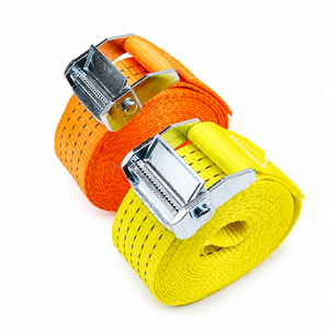 Sangle d'arrimage robuste en polyester avec boucle à came 50 mm 800 kg sans crochet pour le maintien des charges de remorque Fournisseur OEM d'usine - Product Image 1