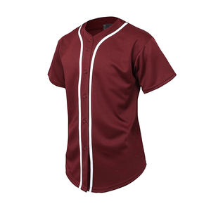 Camisetas de béisbol personalizadas con botones, jerseys deportivos personalizados con nombre, número, logotipo y estilo de equipo cosido. - Product Image 3