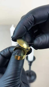 Azora Industries Offre Spéciale d'extinction de bougie élégante vente en gros d'accessoires en métal inoxydable noir rose - Product Image 3