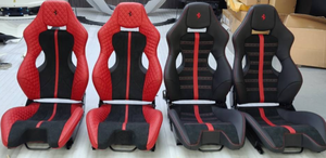 Siège baquet de course réglable populaire en cuir synthétique PVC et fibre de carbone, accessoires intérieurs arrière en fibre de verre, conception robuste - Product Image 6