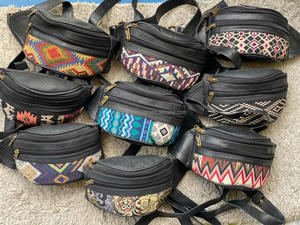 เข็มขัดหนังหุ้มสะโพกสไตล์ kilim ผ้าแจ็คการ์ดพร้อมเข็มขัดอเนกประสงค์ - Product Image 5