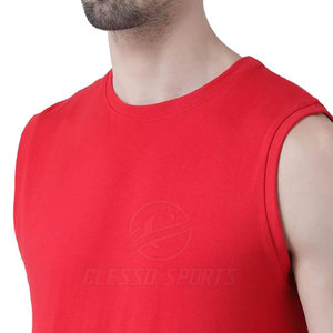 Camisetas sin Mangas para Hombre, Deportivas, de Gimnasio, de Verano, de Fitness, de Mezcla de Algodón, Camisetas sin Mangas para Hombre - Product Image 6