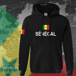 Sudadera con Capucha de Estilo Urbano para Hombre con Diseño Inspirado en el Fútbol Nacional de Senegal - Nuevo Estilo Hip Hop Africano - Product Image 5