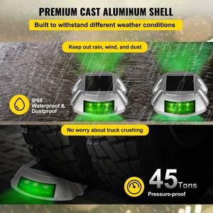 Set di 8 Luci Solari da Giardino Impermeabili con Interruttore, Luci LED Wireless per Terrazze e Vialetti - Product Image 4