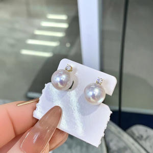 ต่างหูมุกน้ำจืดธรรมชาติสไตล์บาซาร์ยุโรป-อเมริกา หรูหราเบาๆ สไตล์บาโรกย้อนยุค - Product Image 3