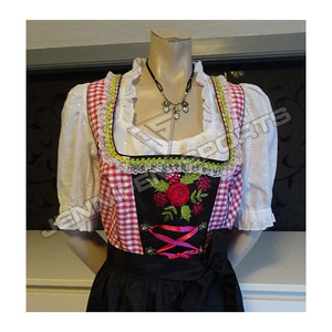 New Women's Traditional Bavarian Dirndl Dress For Oktoberfest TV & Movie Costume Soft Cotton Material Customization Supported - Product Image 3
