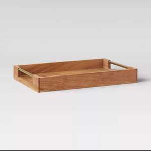 Plateau de service en bois, nouveau style, très vendu, pour la maison, les mariages, les hôtels, les tables, les fruits et les aliments. - Product Image 2