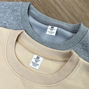 เสื้อสเวตเชิ้ตคอกลมสีพื้นสำหรับผู้ชาย ทรงปกติ ผ้าฝ้ายถัก 100% สวมใส่สบายๆ สำหรับฤดูใบไม้ร่วง - Product Image 6