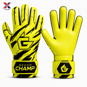 Gants de gardien de but de qualité export, fabriqués en caoutchouc, protection des doigts et du pouce, fermeture auto-agrippante, vente en gros OEM - Product Image 2