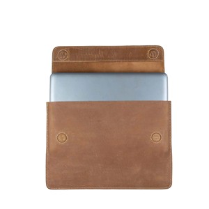 Wholesale Business Vintage Portable <b>Laptop</b> Cover 14'' Customized Logo Size for All Types <b>Laptops</b> Genuine Leather Protective 2026 - Product Image 3