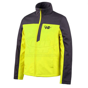 Veste Softshell Hiver Col Montant Logo Avant Respirante Écologique Personnalisable Extérieur Homme Haute Qualité Vente en Gros - Product Image 2