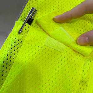 Gilet de sécurité industriel haute visibilité, best-seller, pour travaux de construction, avec poches, service OEM - Product Image 6