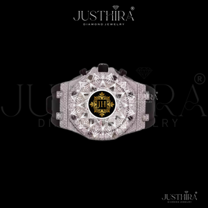 Reloj de Diamantes Moissanite Estilo Hip Hop para Hombre, Reloj de Pulsera de Lujo con Incrustaciones de Diamantes, Disponible al Mejor Precio - Product Image 3