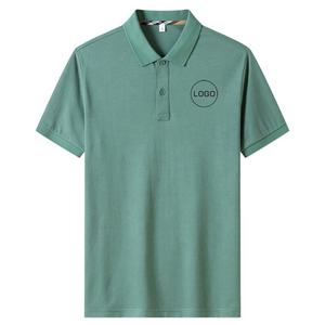 Camisetas Polo de Diseño OEM 2026, Logotipo Personalizado, Poliéster y Algodón, Color Sólido, Uniforme de Golf, Camiseta Polo para Hombre - Product Image 1
