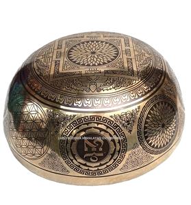 Handmade <b>Tibetan</b> Bronze <b>Singing</b> <b>Bowls</b> Nepal Made Special Art for Feng Shui Style Yoga and Meditation Metal Material - Product Image 3