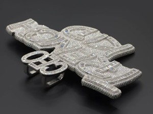 Fully Iced Out Letter <b>Pendant</b> Solid 925 <b>Silver</b> Hip Hop Customized <b>Initial</b> VVS Moissanite Custom Name Letter <b>Pendant</b> For Gifts - Product Image 5