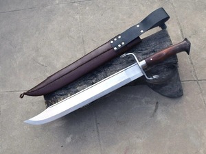 Cuchillo de Caza con Mango de Madera, Hoja de Acero al Carbono con Punta Caída, Grado Industrial, Juego de Cuchillas Individuales, Garantía OEM de 3 Años - Product Image 3