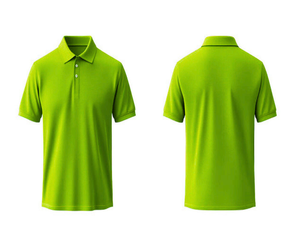 เสื้อโปโลแขนสั้นสีน้ำเงินสำหรับผู้ชาย ผ้าถัก สีพื้น ลำลอง ทรงปกติ ดีไซน์ติดกระดุม - Product Image 5