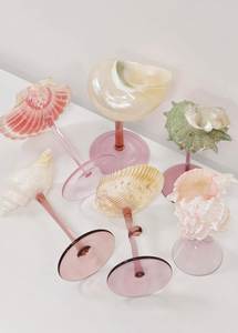 Copa de Vino de Concha Natural Hecha a Mano, de Vietnam, para Decoración de Hogares Costeros, Bodas en la Playa, Servicio de Fiestas, Venta al por Mayor - Product Image 3